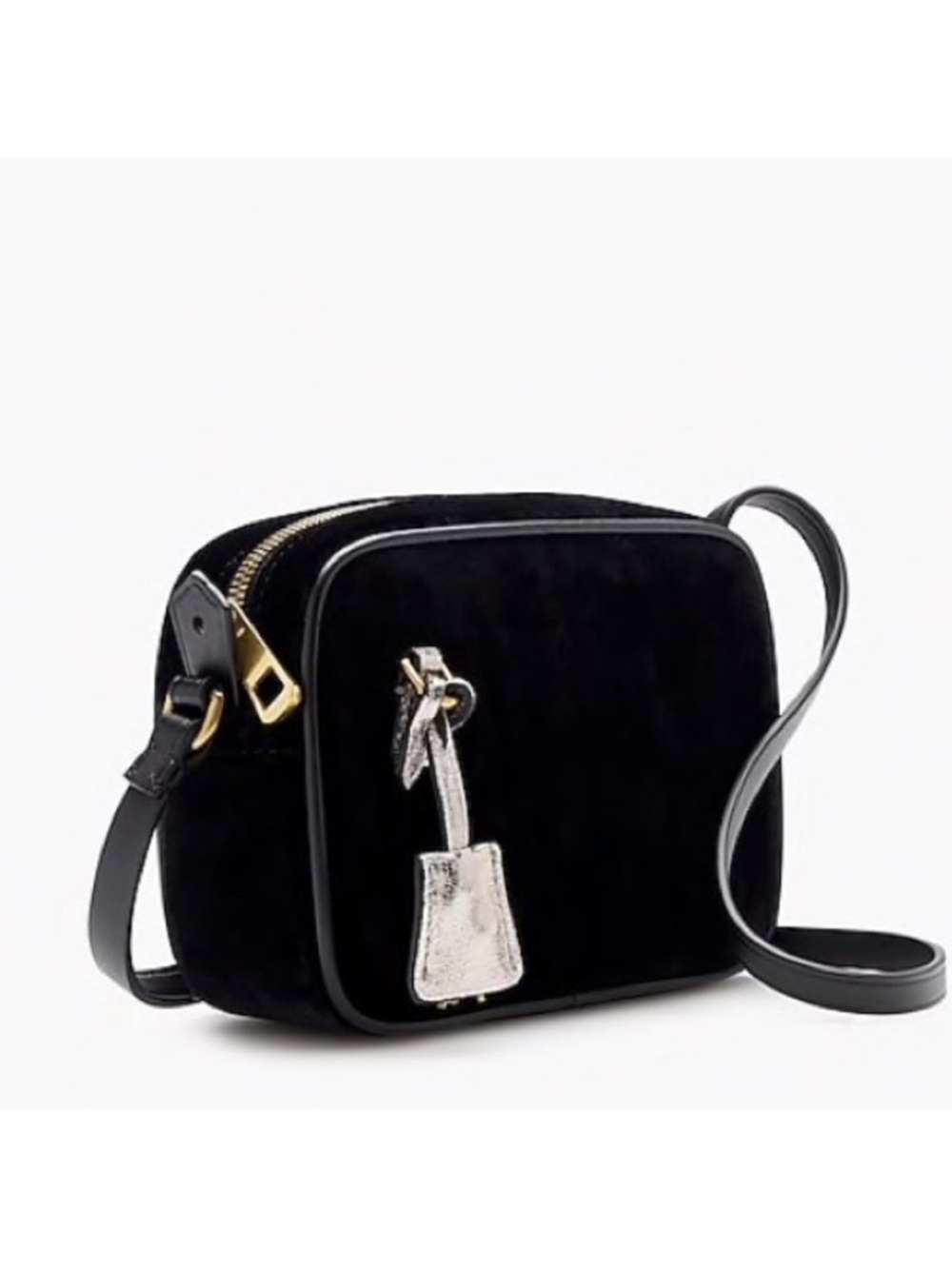J.Crew Mini Velvet Signet Bag
